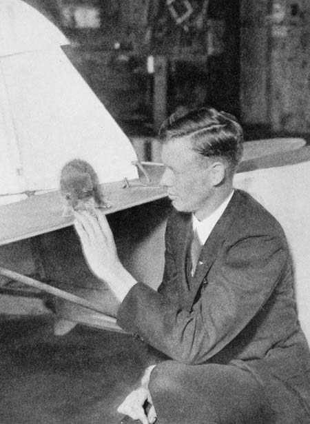 PATSY, THE MASCOT FOR “THE SPIRIT OF
ST. LOUIS”