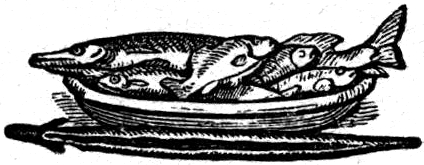 Dekorationsbild: Schüssel mit
  Fischen