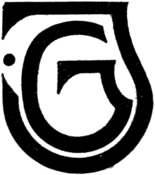 Geschwungenes Monogramm als Wäschezeichen