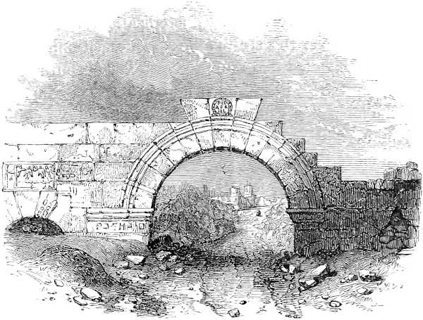 Gateway of Roman Station at Gharíya