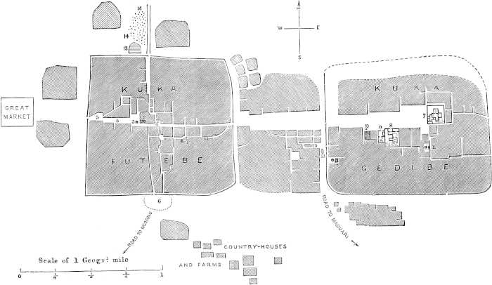 Ground-plan of the Town of Kúkawa