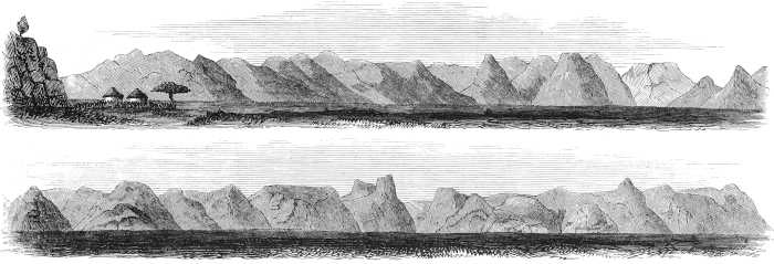 View of Mountain-chain of Úba