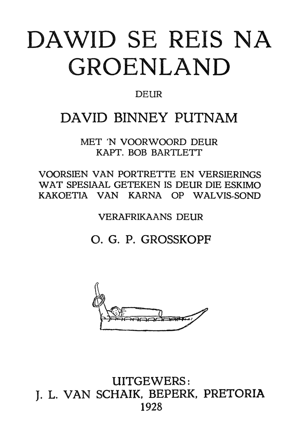 Oorspronklike titelblad.
