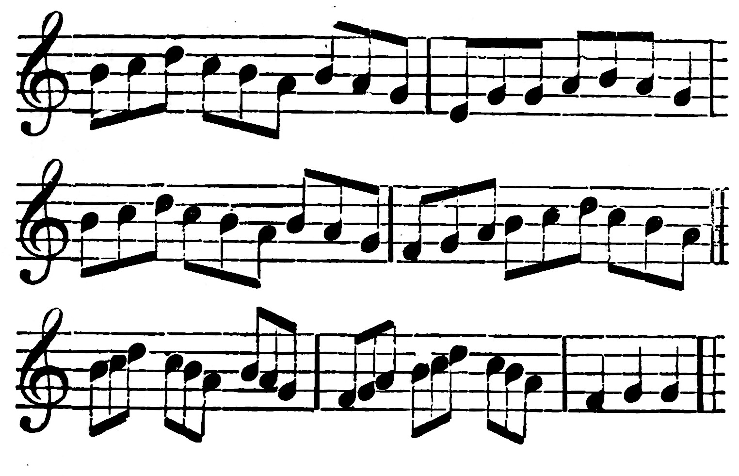 A musical score.