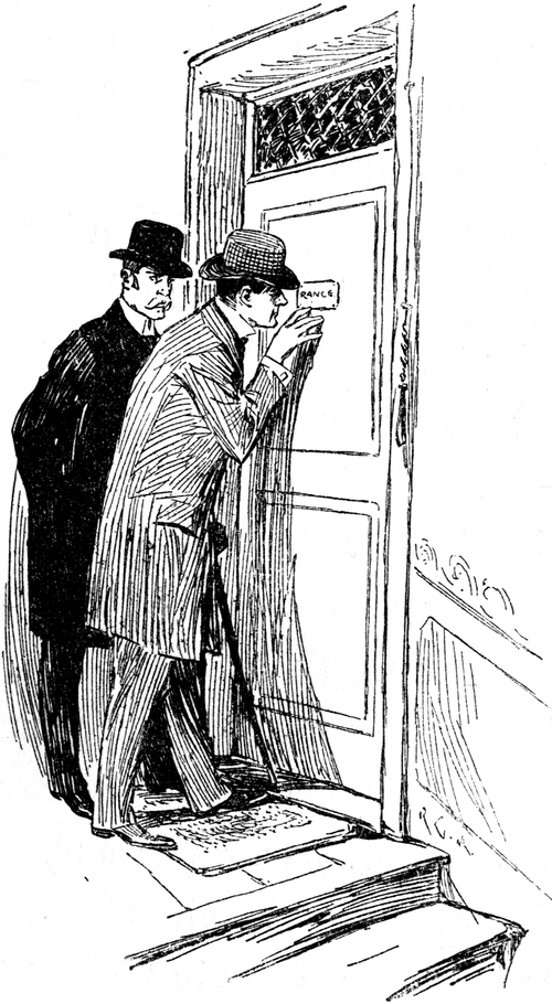 Holmes und Watson suchen
  die Wohnung von Herrn Rance