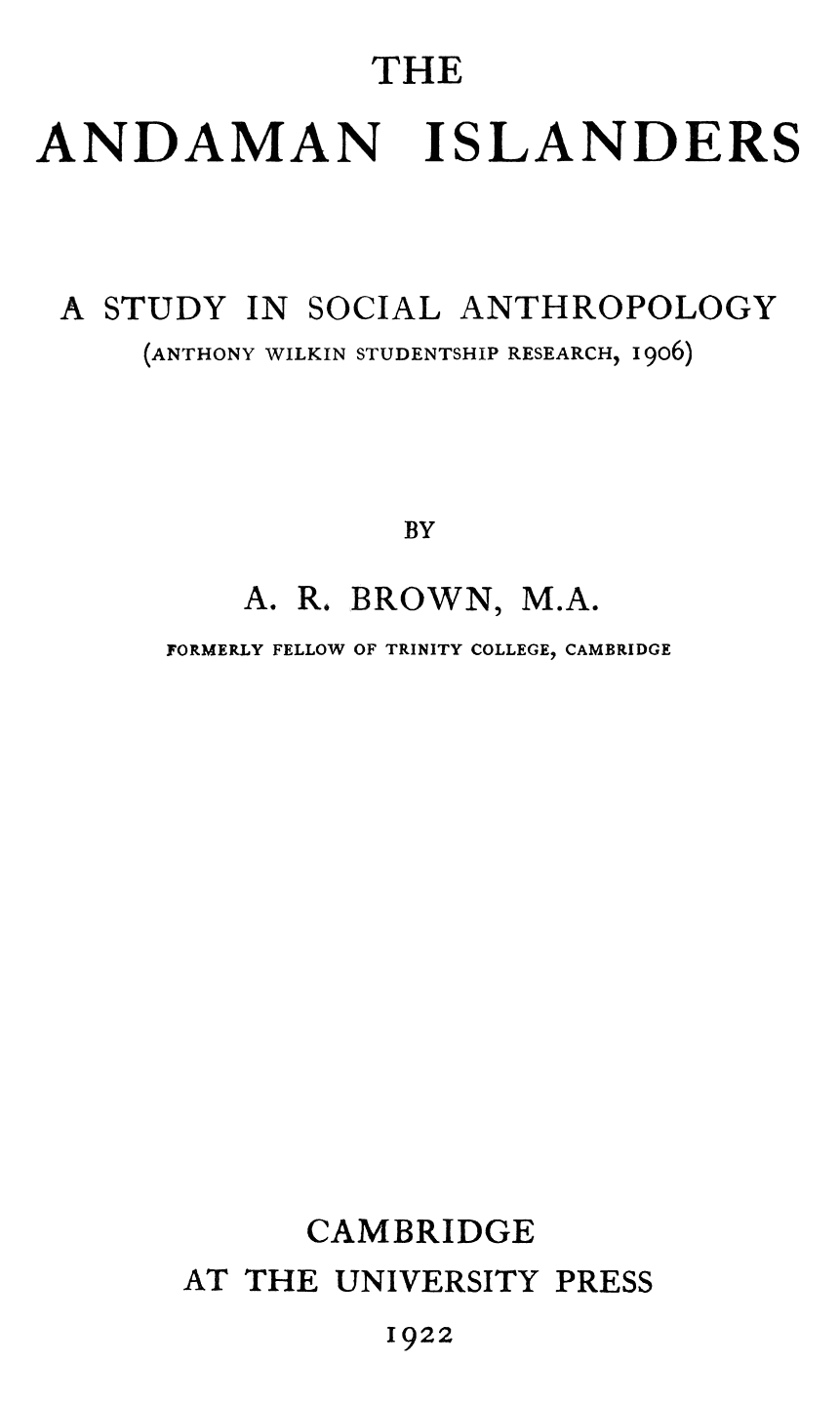Original Title Page.