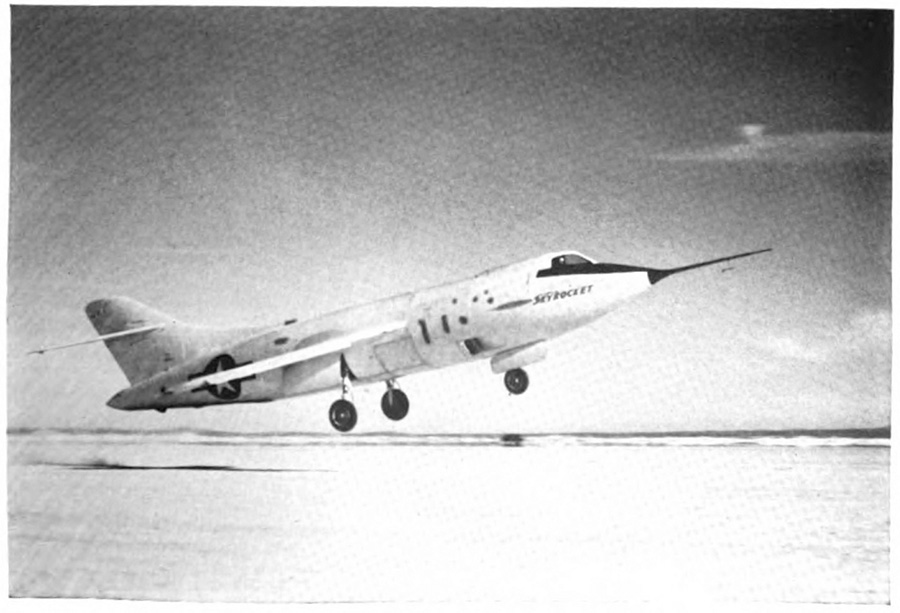 A plane landing